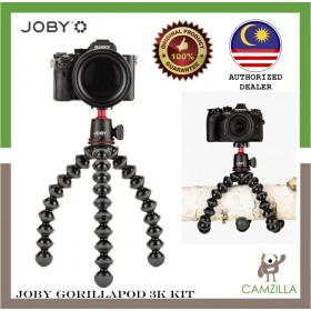 Joby Gorillapod 3K Flexible Mini-Tripod with Ball Head Kit